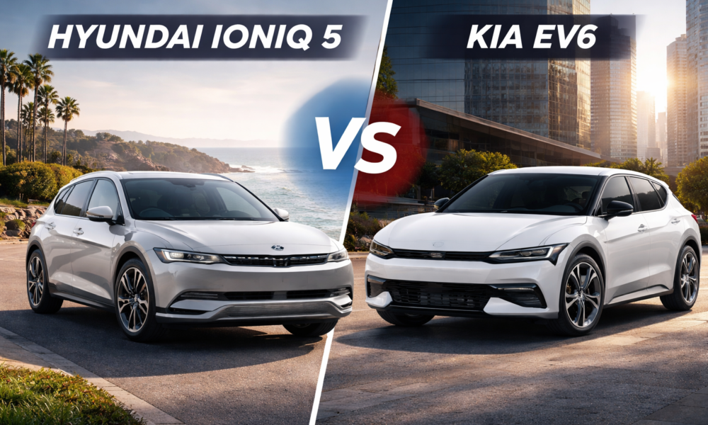 Hyundai Ioniq 5 vs Kia EV6 side-by-side comparison