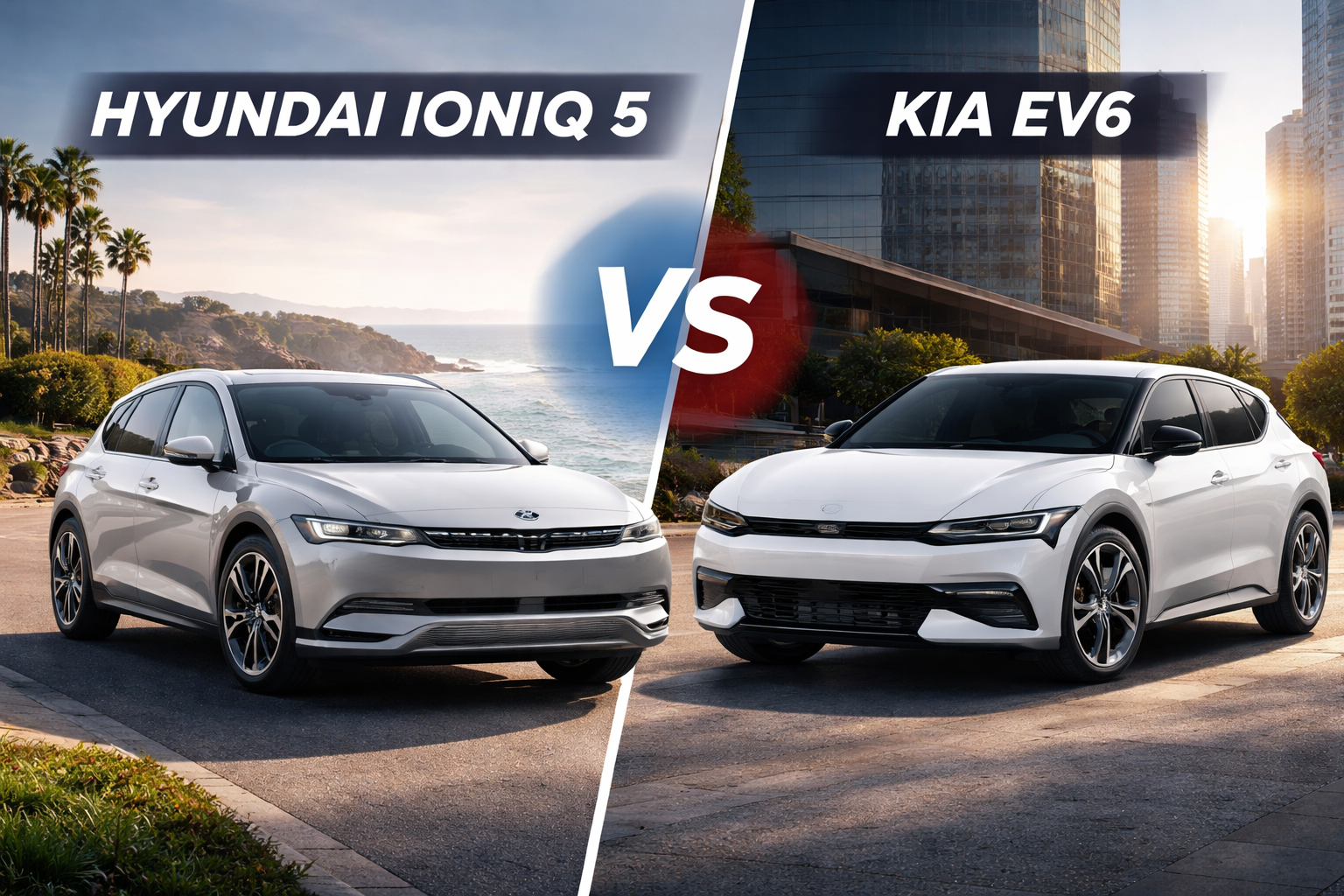 Hyundai Ioniq 5 vs Kia EV6 side-by-side comparison
